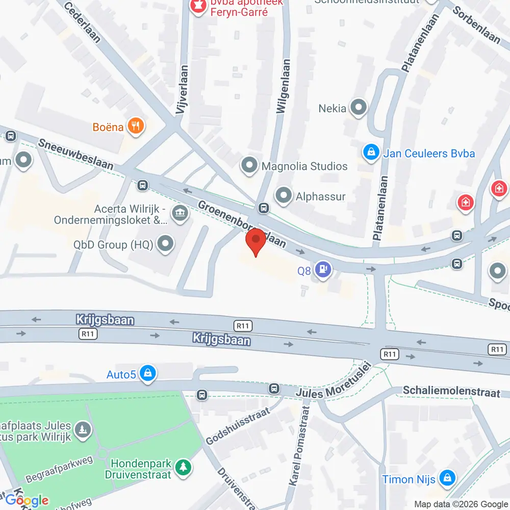 Kaart met de locatie van Vita Wilrijk